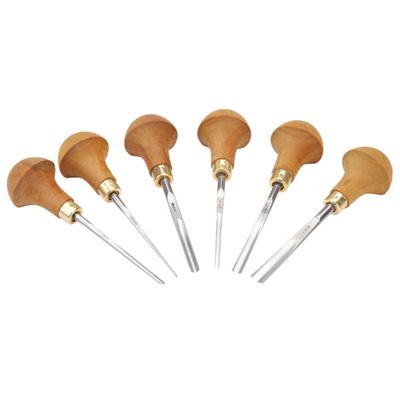 Goivas de palma de mão PFEIL kit B 6 peças