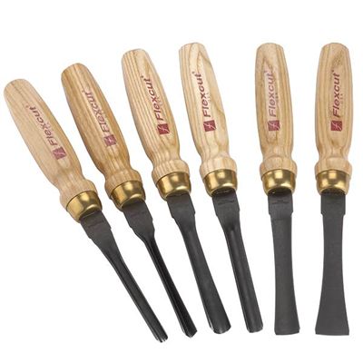 Kit de formões para iniciantes Flexcut 6 peças