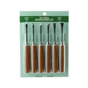 Kit de formões para iniciantes Robert Larson 6 peças